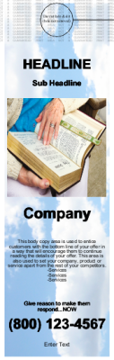 Church Door Hanger Bible