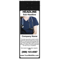 Medical Door Hanger Black