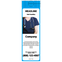 Medical Door Hanger Light Blue