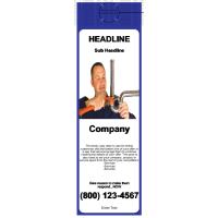 Plumbing Door Hanger Blue