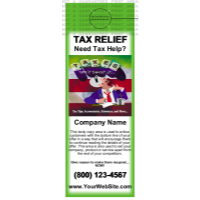 Tax Door Hanger Lime Green