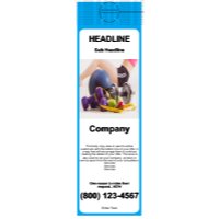 Health/Fitness Door Hanger Light Blue