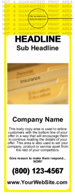 Insurance Door Hangers Yellow