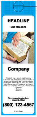 Church Door Hanger Light Blue