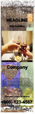 Food/Beverage Door Hanger Wine
