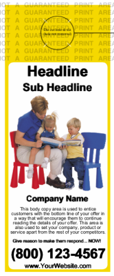 Childcare Door Hanger Yellow