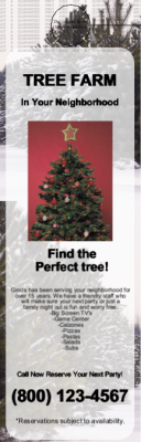 Christmas Tree Door Hanger Jumbo