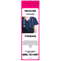 Medical Door Hanger Pink