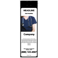 Medical Door Hangers Black