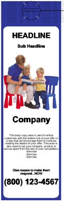 Childcare Door Hanger Blue