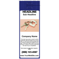 Real Estate Door Hanger Blue