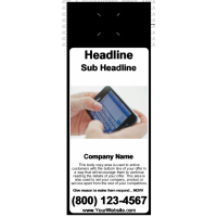 Cell Phone Door Hanger Black