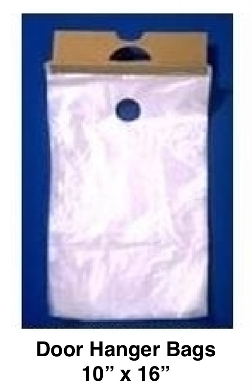 Plastic Door Hanger Bags Clear Poly Bags