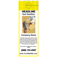 Pets Door Hanger Yellow