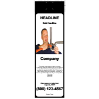 Plumbing Door Hanger Black