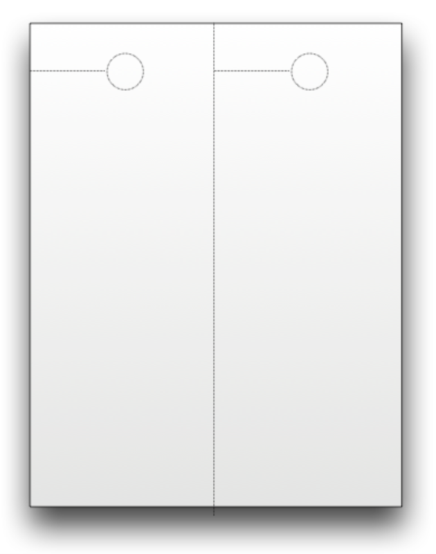 Blank Door Hangers Standard