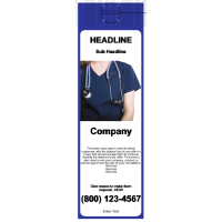 Medical Door Hanger Blue
