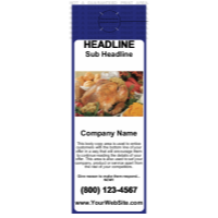 Food Door Hanger Blue