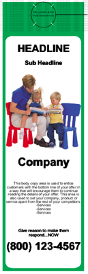 Childcare Door Hanger Green