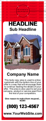 Mortgage Door Hanger Red