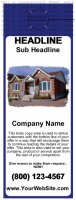 Mortgage Door Hanger Blue