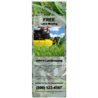 Lawn Care Door Hanger Grass