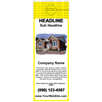 Mortgage Door Hanger Yellow Standard Size